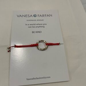 Red and Silver Bracelet